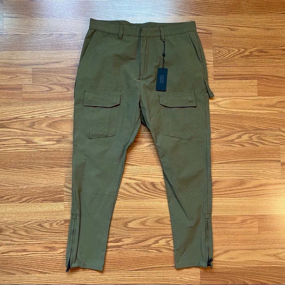Kith Clayton Nylon Cargo Pant Army Green Size M